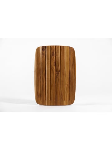 TEAKHAUS TEAKHAUS | Teakholz-Brot-Schneidebrett, ESSENTIAL, 41 cm