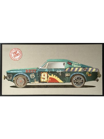 Kayoom Papier Wandbild Rennwagen II 82 x 42 cm in multi