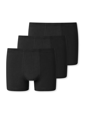 Schiesser Retroshorts 3er-Pack 95/5 in Schwarz