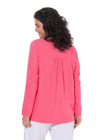 Ulla Popken Bluse in helles fuchsia