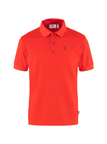 FJÄLLRÄVEN Poloshirt Crowley Piqué in Dunkelrot