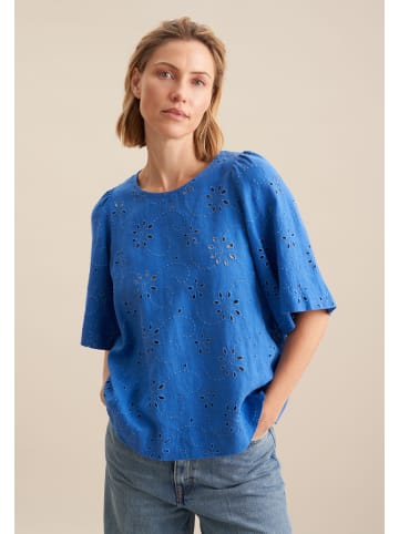 Seidensticker Shirtbluse Regular in Mittelblau