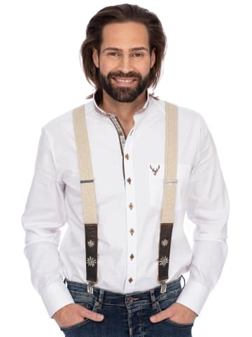 Schuhmacher Hosenträger HOT-701-4 in natur