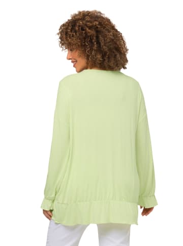 Ulla Popken Longsleeve in limettengrün