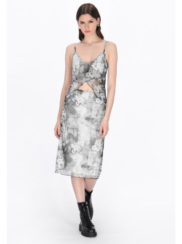 myMo ROCKS Women Skirt in grey multicolor