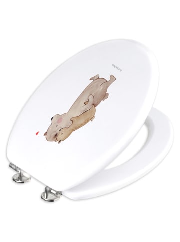 Mr. & Mrs. Panda klo deckel Papa Bär ohne Spruch in Weiß