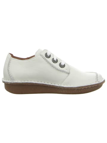 Clarks Schnürschuh in weiß
