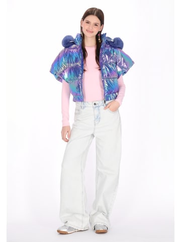 myMo Women Jacket in blue rainbow