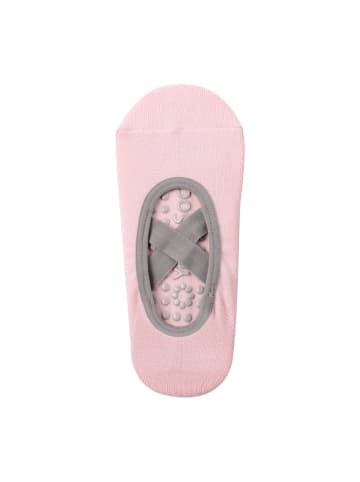 MUNADUNA Yoga-Socken mit Kreuzriemen in Rosa