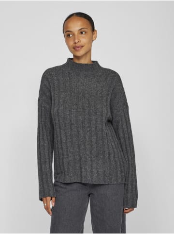 Vila Pullover in Dark Grey Melange