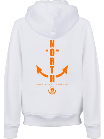 F4NT4STIC Hoodie North Anker Knut & Jan Hamburg in weiß