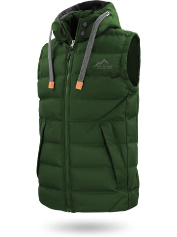 Normani Outdoor Sports Herren Winter-Steppweste Yuquot in Oliv