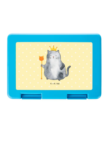 Mr. & Mrs. Panda Snackbox Katze König ohne Spruch in Gelb Pastell