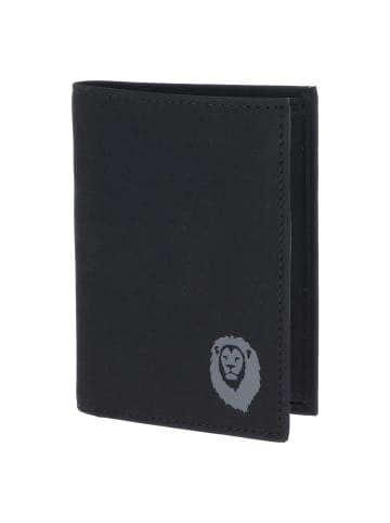 oxmox New Cryptan Geldbörse RFID Schutz 13 cm schwarz-freedom lion grey