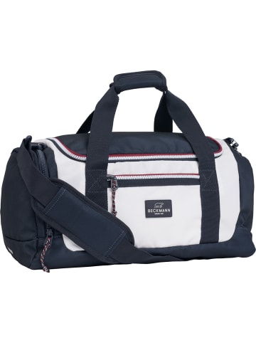 BECKMANN Sporttasche Navy White in blau