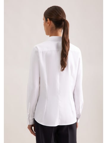 Seidensticker Hemdbluse Slim in Weiß