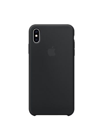 Apple Handyhülle Silikon Case iPhone XS Max MRWE2ZM/A in schwarz