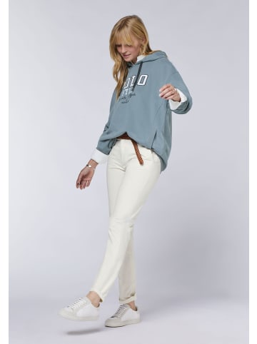 Polo Sylt Kapuzenpullover mit Label-Schriftzug in Blau