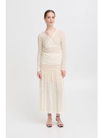 ICHI Langarm-Bluse IXLACEY Slim fit in Cloud Dancer