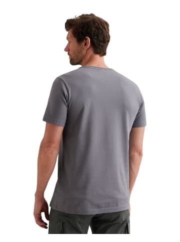 PME Legend T-Shirt SHORT SLEEVE R-NECK LOGO CARRIER in Grau