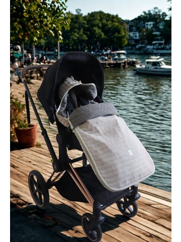 Kaiser Windy Sommer Kinderwagenfußsack sand stripes