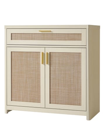 VASAGLE Küchenschrank Ellan in Beige - (B)80 x (H)80 x (T)38 cm