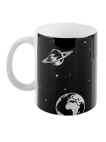 United Labels NASA Tasse - Universe - Kaffeetasse aus Keramik 320 ml in schwarz