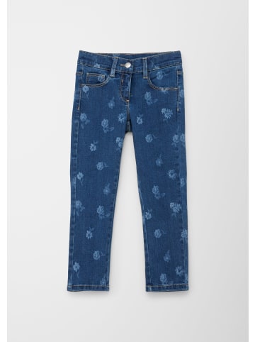 s.Oliver Jeans-Hose lang in Blau