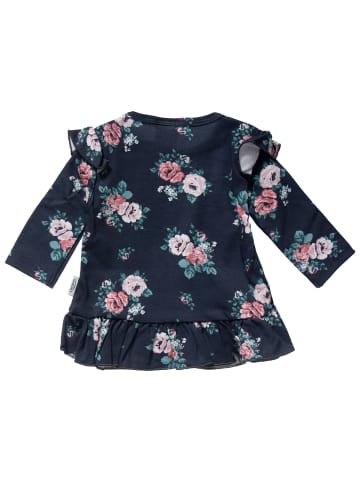 Makoma Babylangarmshirt Floral in blau