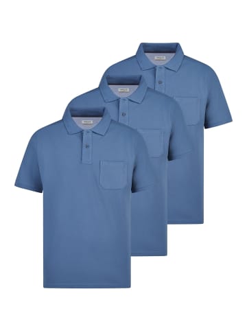 Redmond Poloshirt Basic in Blau