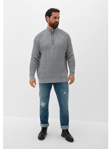 s.Oliver Strickpullover langarm in Grau