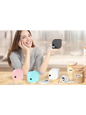 Phomemo P12 Tragbarer Etikettendrucker Bluetooth Schwarz