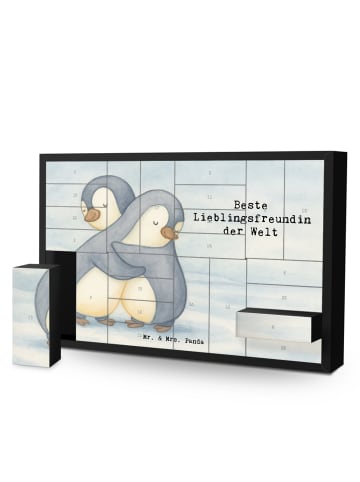 Mr. & Mrs. Panda Adventskalender Pinguin Beste Lieblingsfreundin... in Weiß