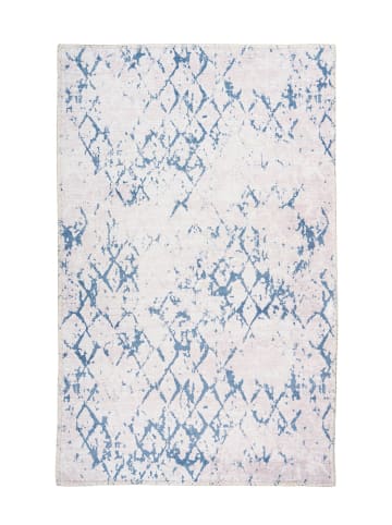 Arte Espina Kurzflor Teppich Peron 425 in weiß - blau - rechteckig