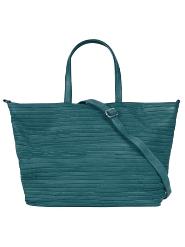 Samantha Look Shopper echt Leder in blau