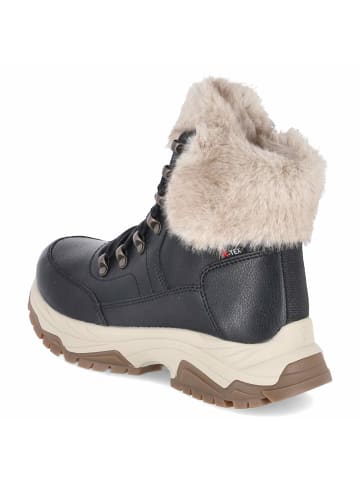 rieker Schnürstiefel in black