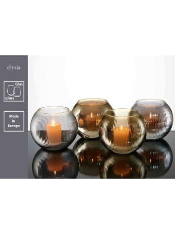 Ritzenhoff & Breker 4er Set Windlichter Elysia ø 19 cm in gold