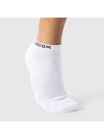 SMILODOX Unisex Sneakersocken 3er Pack in Weiß / Weiß / Weiß