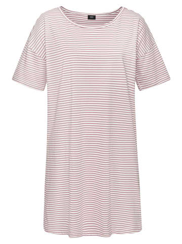 VIVANCE DREAMS Nachthemd in mauve-weiß-gestreift