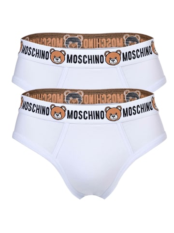 Moschino Slip 2er Pack in Weiß