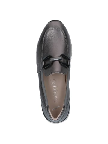 Caprice Slipper in DK GREY METAL.