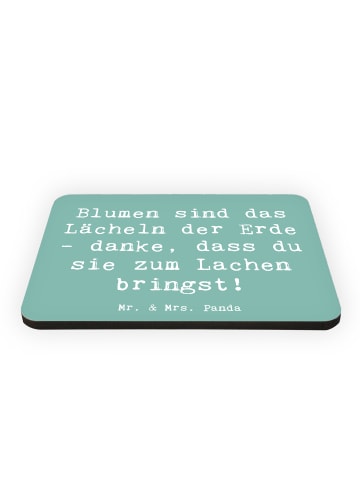 Mr. & Mrs. Panda magnet Spruch Florist Erde Lächeln mit Spruch in Meeresbrise