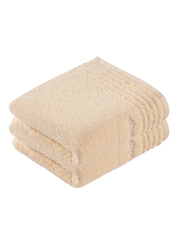 Vossen 2er Pack Handtuch in chamois