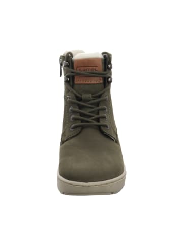 Dockers by Gerli Damenschnürrstiefel warm flach  in gruen