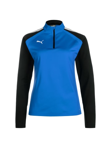 Puma Trainingspullover TeamLIGA 1/4 Zip in blau / schwarz