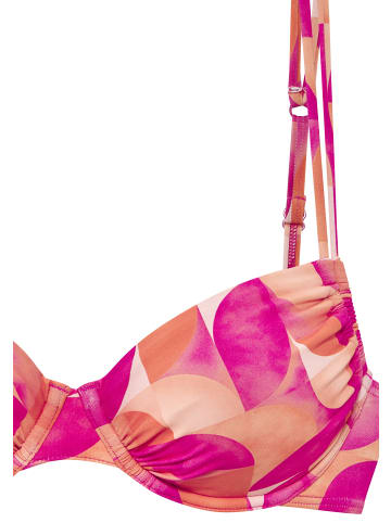 LASCANA Bügel-Bikini-Top in beere-pfirsich
