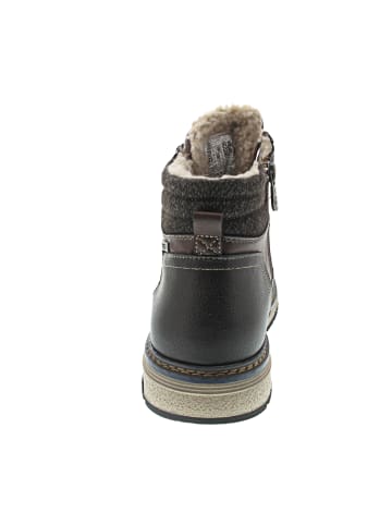 Tom Tailor Schnürstiefel Braun