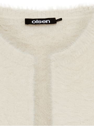 Olsen Weste Henny in ecru - 0001