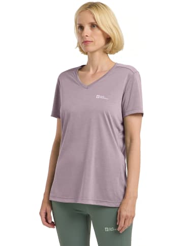 Jack Wolfskin Rundhals T-Shirt für Damen in uni