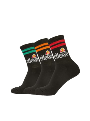 ellesse Socken 6er Pack in Schwarz/Bunt